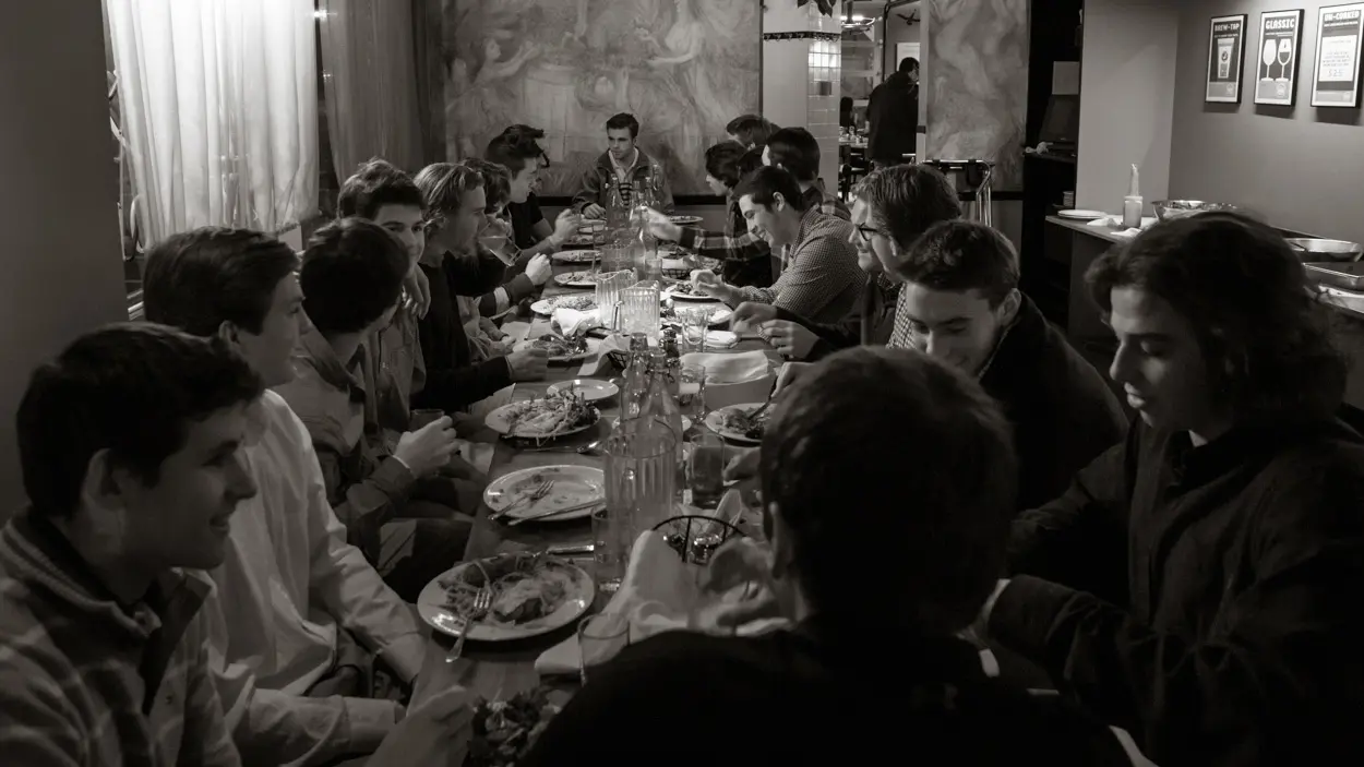 Group gathering at Three Tomatoes